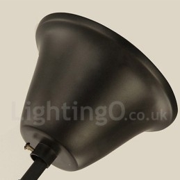 Landlig Retro Lysekrone Med 6 Lys I Ett Nivå