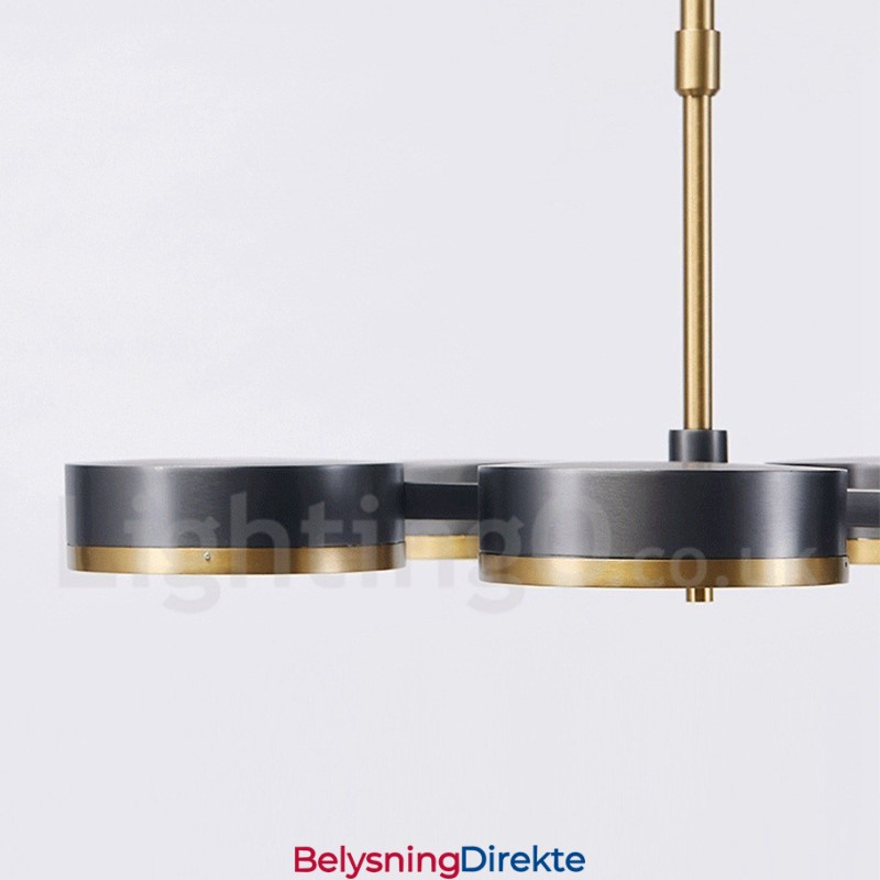 5-Lys Moderne Samtidskunstnerisk Lysekrone I Ett Nivå