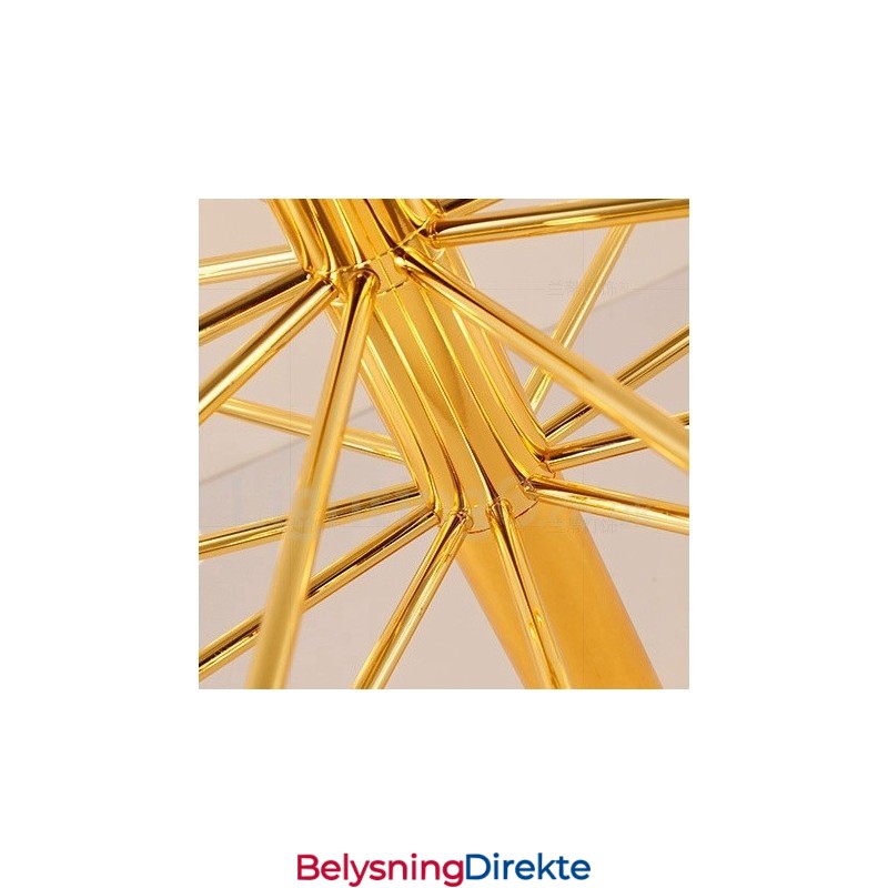 40 Lys Gyllen 2-Etasjes Moderne Samtidslysekronelampe