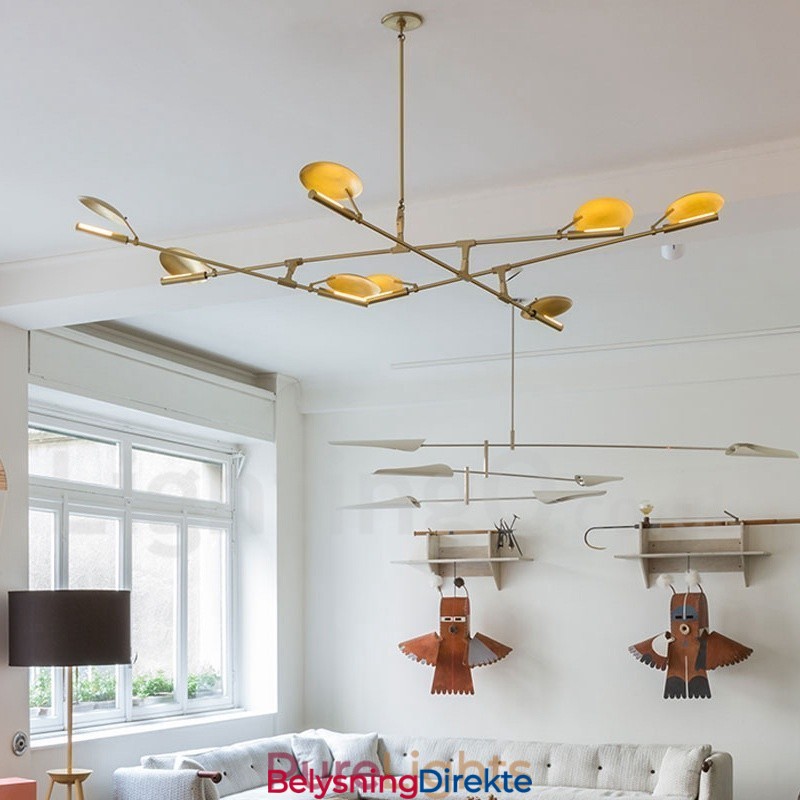 Moderne Samtidslampe Med 8 Lys