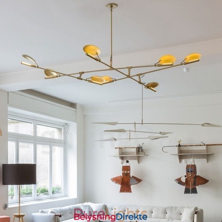 Moderne Samtidslampe Med 8 Lys