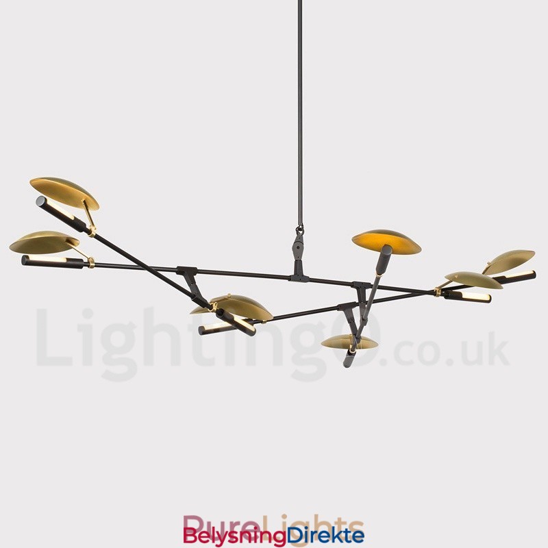 Moderne Samtidslampe Med 8 Lys