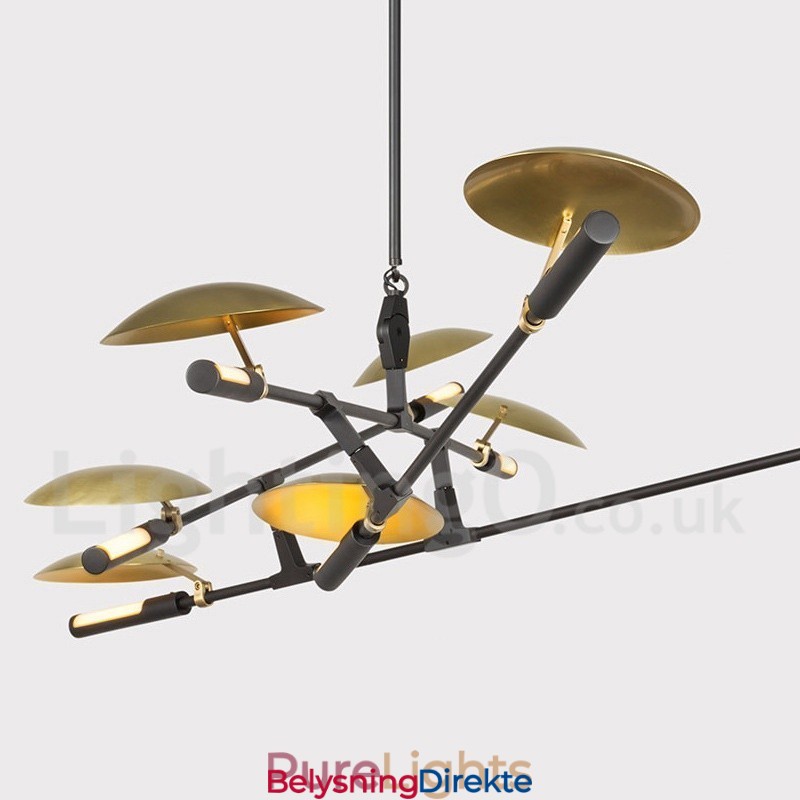 Moderne Samtidslampe Med 8 Lys