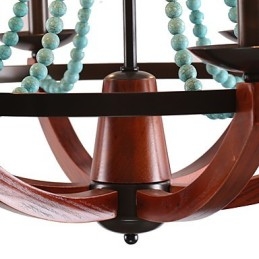 Bohemia 6 Enkle Europeiske Middelhavslamper For Hodeplagg, Amerikansk Landlig Britisk Landlig Bolig