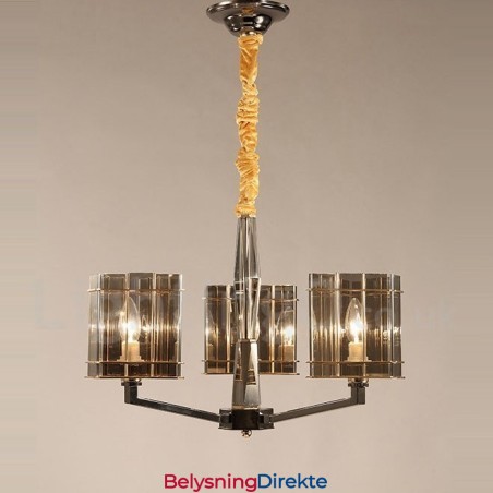 3-Lys Moderne Samtidskunstnerisk Lysekrone I Ett Nivå