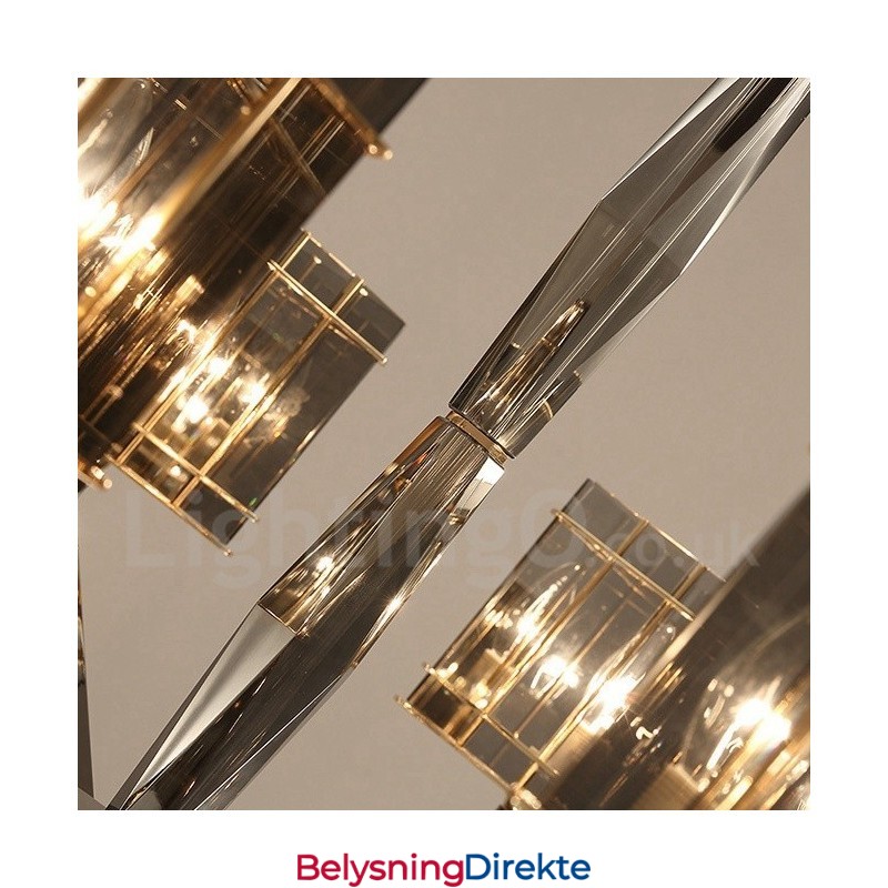 3-Lys Moderne Samtidskunstnerisk Lysekrone I Ett Nivå