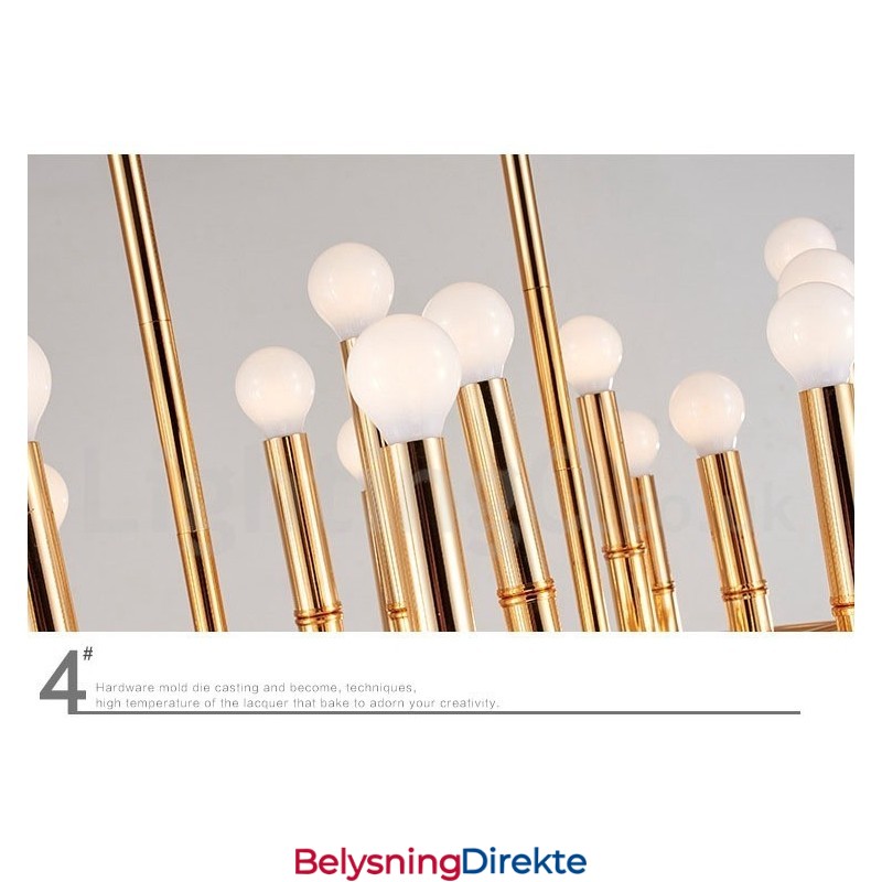 Moderne, Samtidskunstnerisk Lysekrone Med 42 Lys