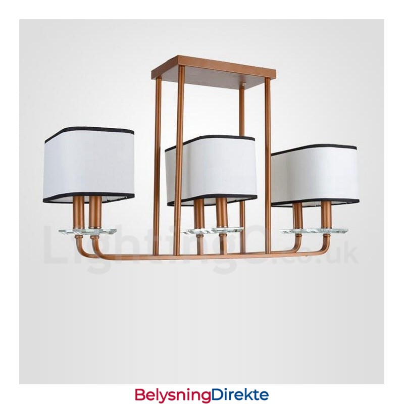 Moderne Samtidskunstnerisk Lysekrone Med 6 Lys