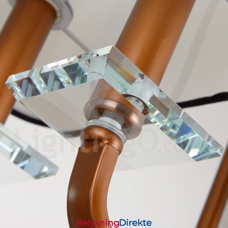 Moderne Samtidskunstnerisk Lysekrone Med 8 Lys