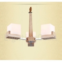 Tre Moderne Samtidskunstnerisk Tre Lysekronelampe Med 3 Lys