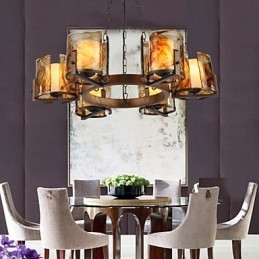 Tradisjonell Klassisk Rustikk Lysekrone I Hyttestil