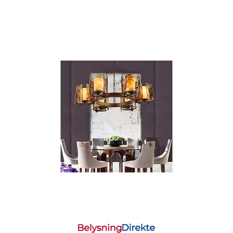 Tradisjonell Klassisk Rustikk Lysekrone I Hyttestil