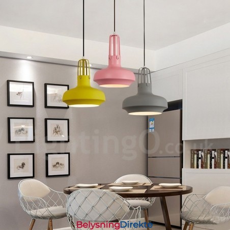 1 Lys Moderne Samtids Pendellampe