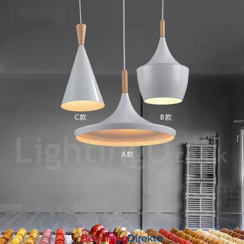 1 Lys Moderne Samtids Pendellampe