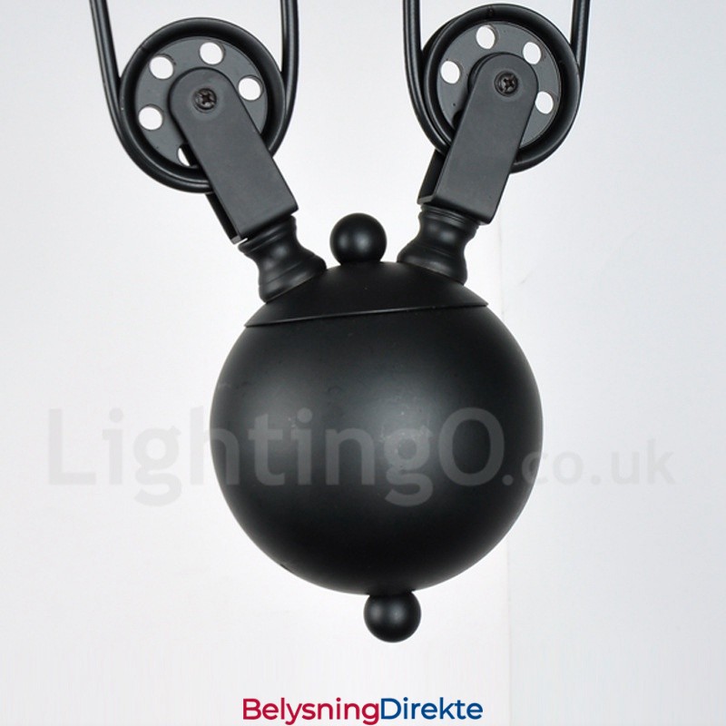 Landlig Vintage Metallpendellampe Med 2 Lys