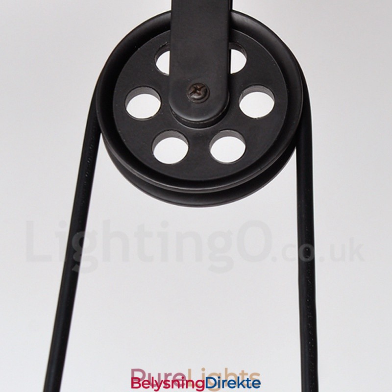 Landlig Vintage Metallpendellampe Med 3 Lys