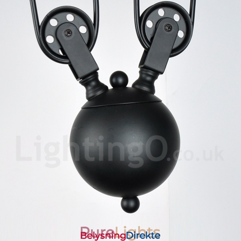 Landlig Vintage Metallpendellampe Med 3 Lys