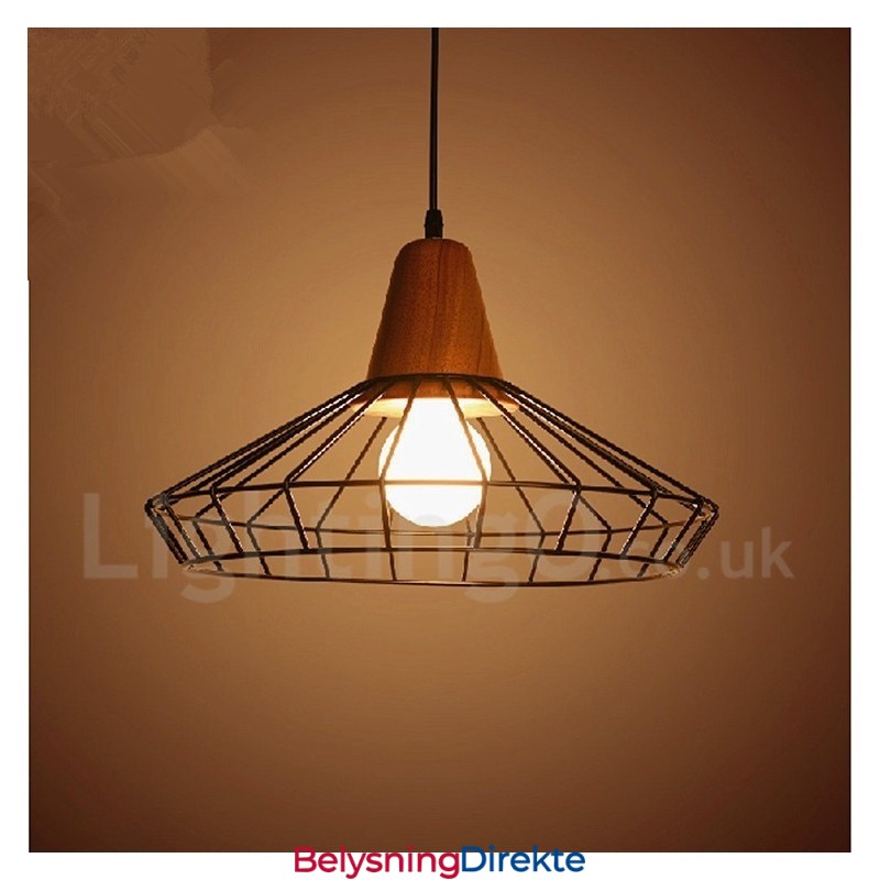 Vintage Metall Tre Pendellampe