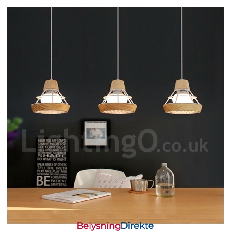Spisestue Metall Tre Pendellampe