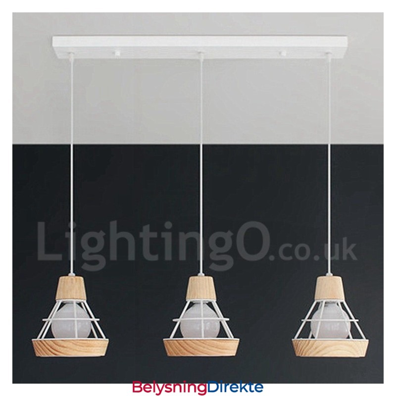 Spisestue Metall Tre Pendellampe
