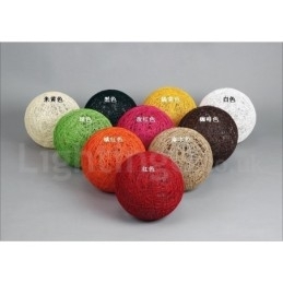 Moderne, Samtidskunstnerisk Bambusrotanhengslampe