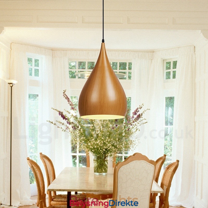 1 Lys Tradisjonell Klassisk Pendellampe