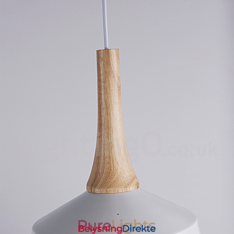 Moderne, Moderne, Tre- Og Metallpendellampe