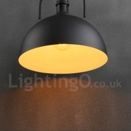 Vintage Flerfarget Metallpendellampe