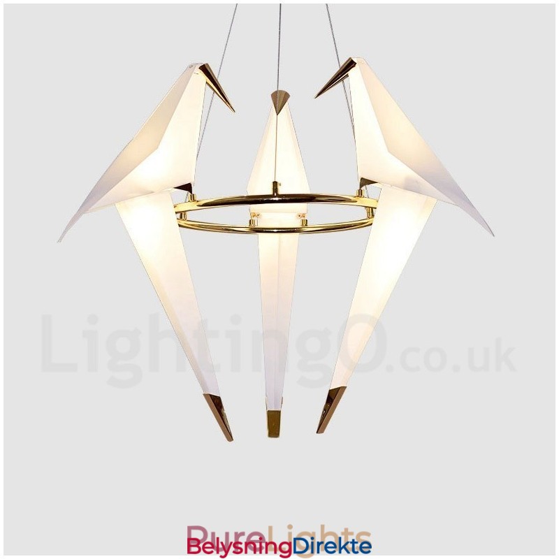 Moderne Og Samtidskunstnerisk Pendellampe Med 3 Lys