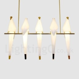 Moderne Og Samtidskunstnerisk Pendellampe Med 5 Lys