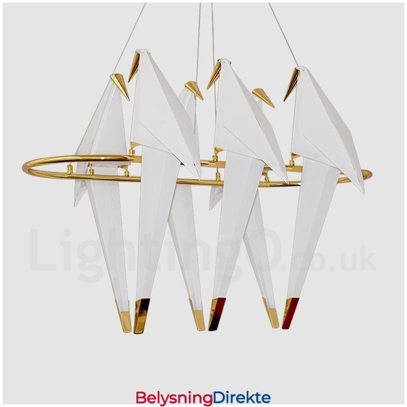 Moderne Og Samtidskunstnerisk Pendellampe Med 6 Lys