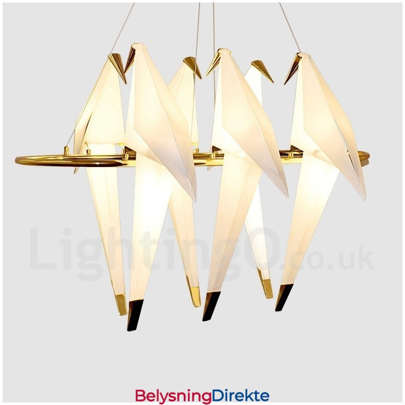 Moderne Og Samtidskunstnerisk Pendellampe Med 6 Lys