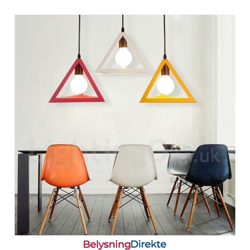 Moderne Samtidsstil Flerfarget Metall 1 Lys Pendellampe