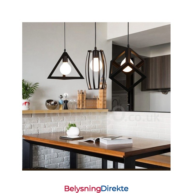 Moderne Samtidsstil Flerfarget Metall 1 Lys Pendellampe