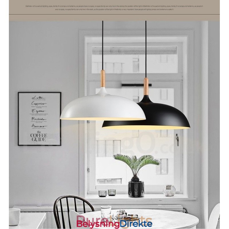 Soverom Moderne Samtidsstil 1 Lys Metall Pendellampe