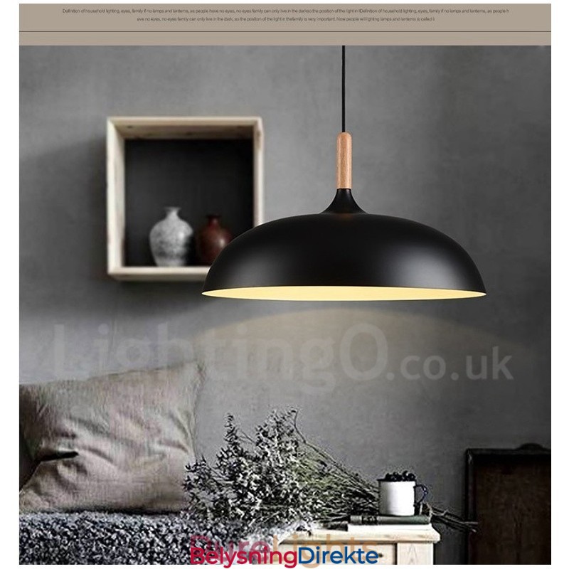 Soverom Moderne Samtidsstil 1 Lys Metall Pendellampe