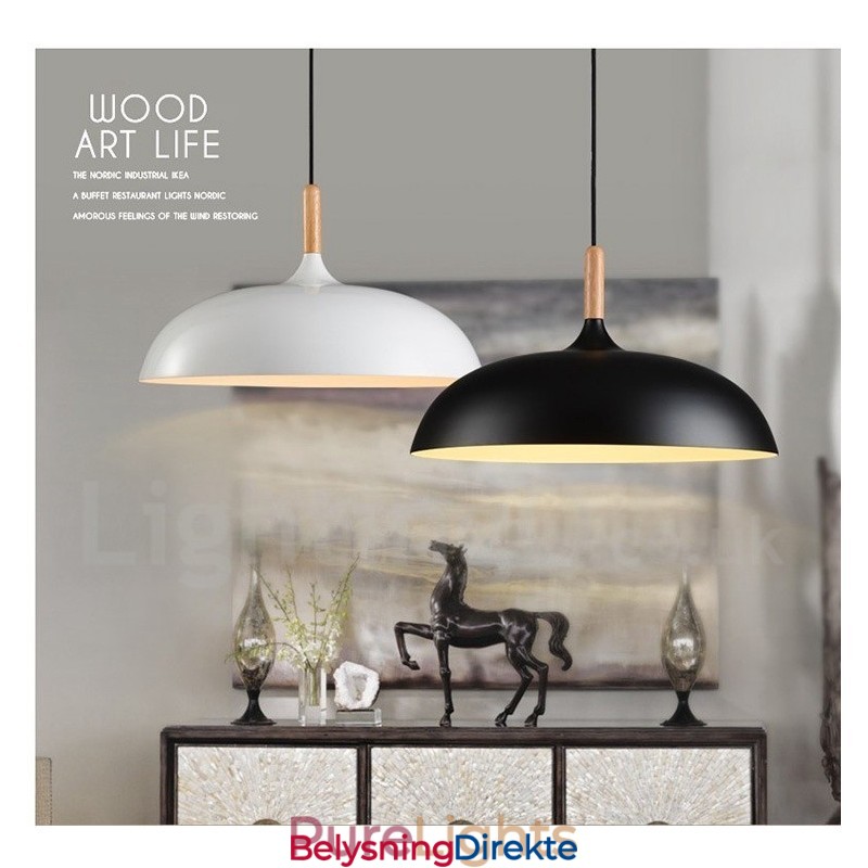 Soverom Moderne Samtidsstil 1 Lys Metall Pendellampe