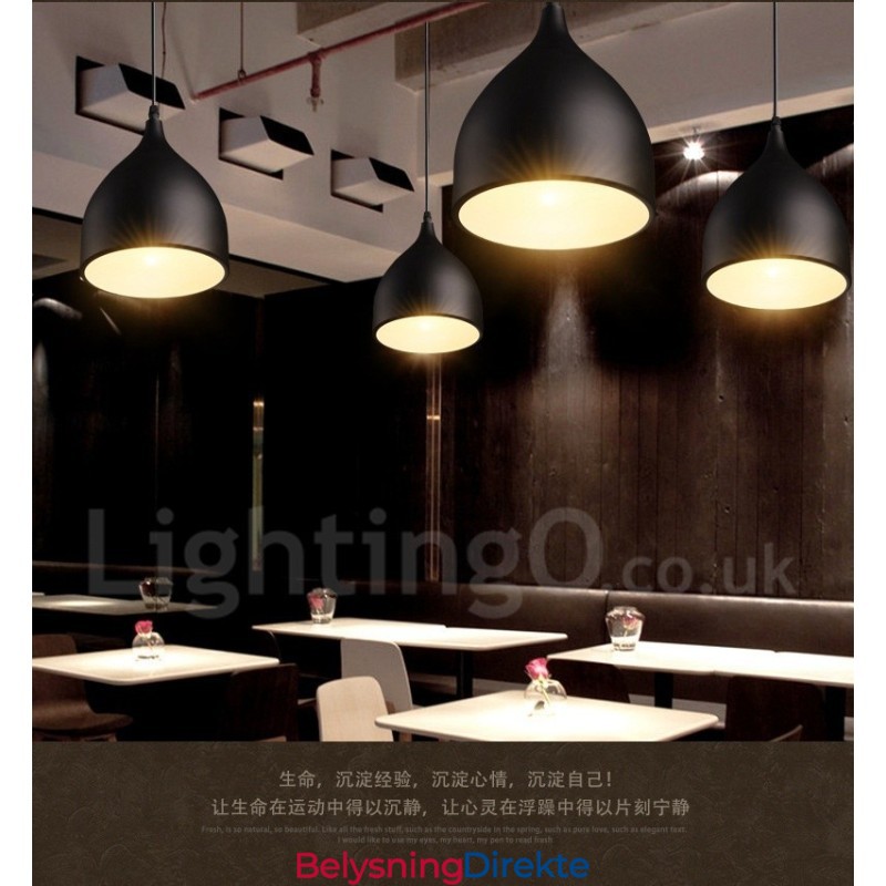 Moderne Samtidsstil 1 Lys Pendellampe