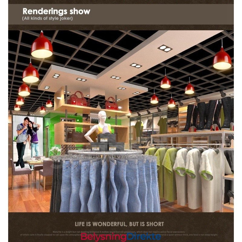 Moderne Samtidsstil 1 Lys Pendellampe