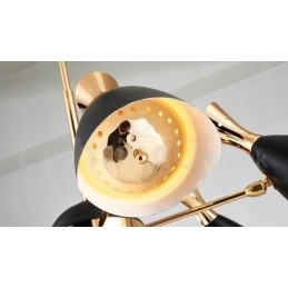 Moderne, Samtidskunstnerisk Lysekrone Med 6 Lys