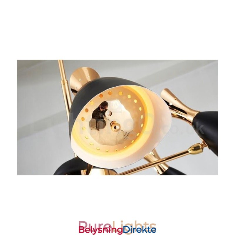 Moderne, Samtidskunstnerisk Lysekrone Med 6 Lys