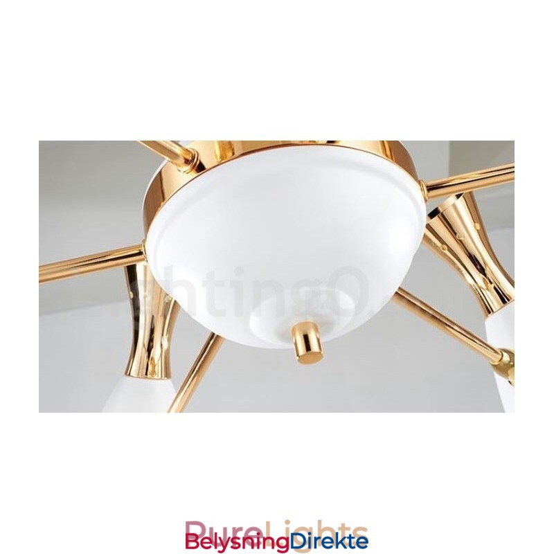 Moderne, Samtidskunstnerisk Lysekrone Med 6 Lys