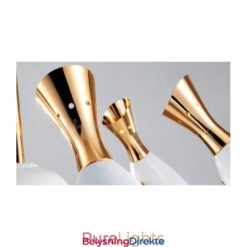 Moderne, Samtidskunstnerisk Lysekrone Med 6 Lys