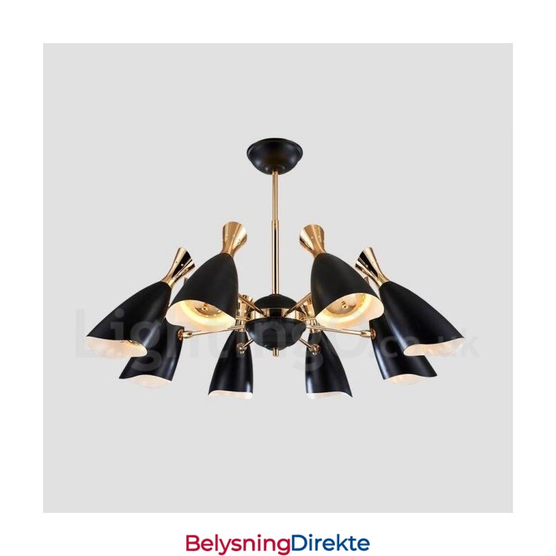 Moderne, Samtidskunstnerisk Lysekrone Med 8 Lys