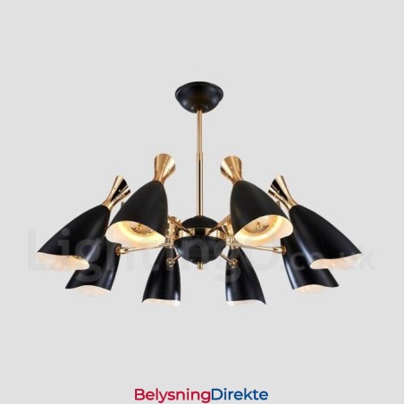 Moderne, Samtidskunstnerisk Lysekrone Med 8 Lys