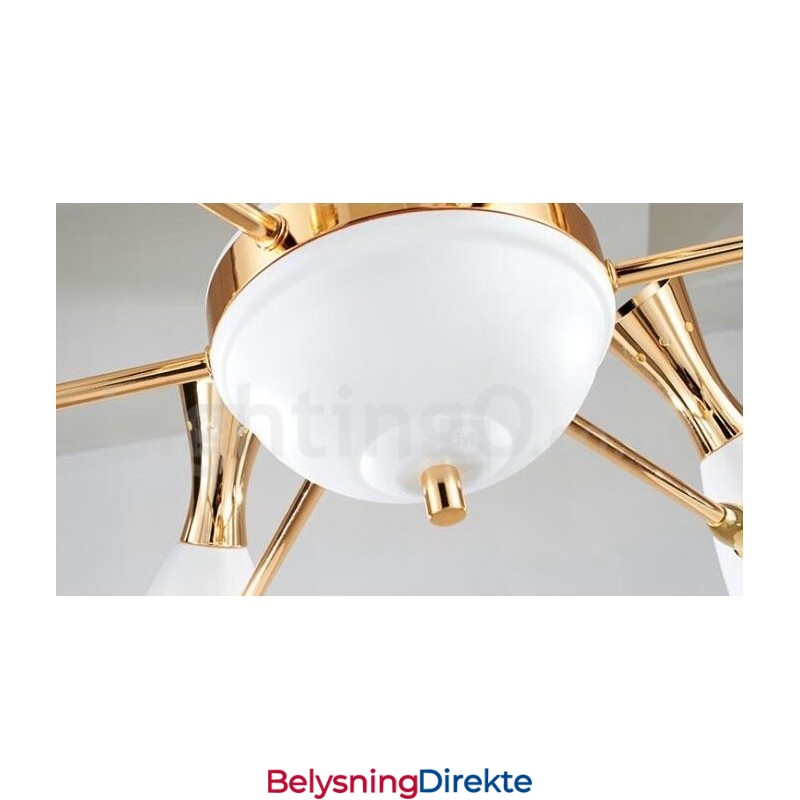 Moderne, Samtidskunstnerisk Lysekrone Med 8 Lys