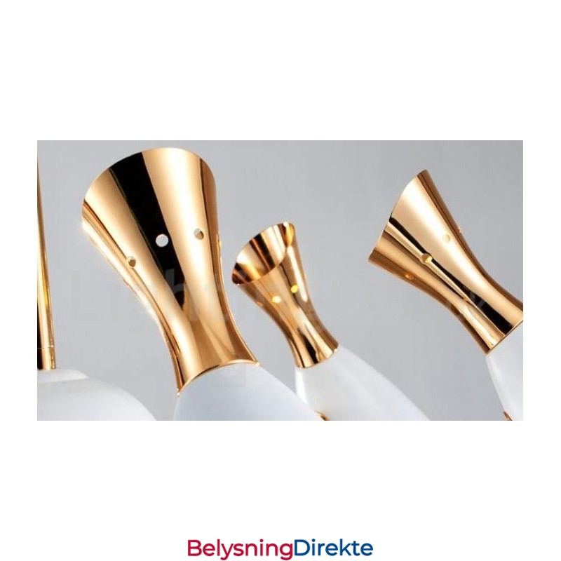 Moderne, Samtidskunstnerisk Lysekrone Med 8 Lys