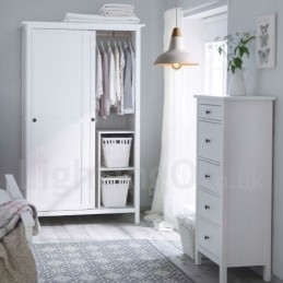 Moderne Samtidsstil 1 Lys Trebetong Pendellampe