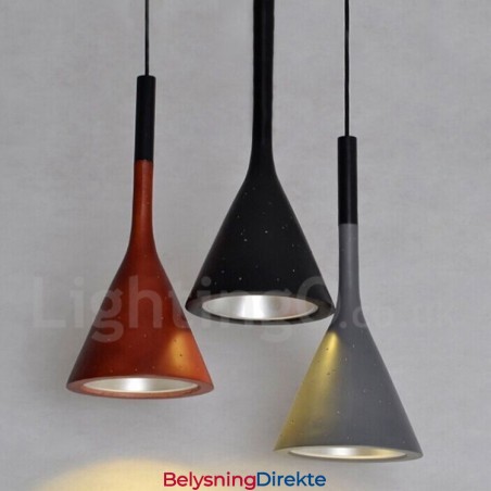 1 Lys Vintage Betong Pendellampe