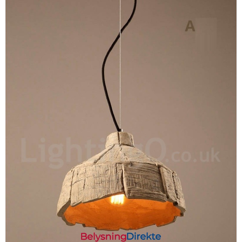 Vintage Betong Pendellampe